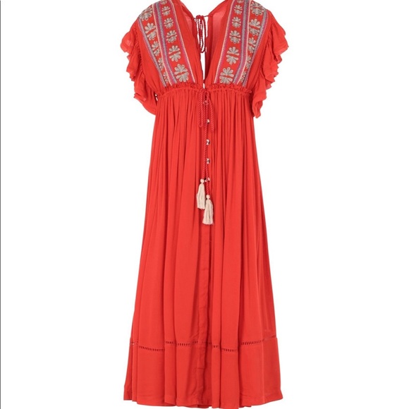 Free People Womens Will Wait for You Boho Floral Maxi Dress - Picture 4 of 11